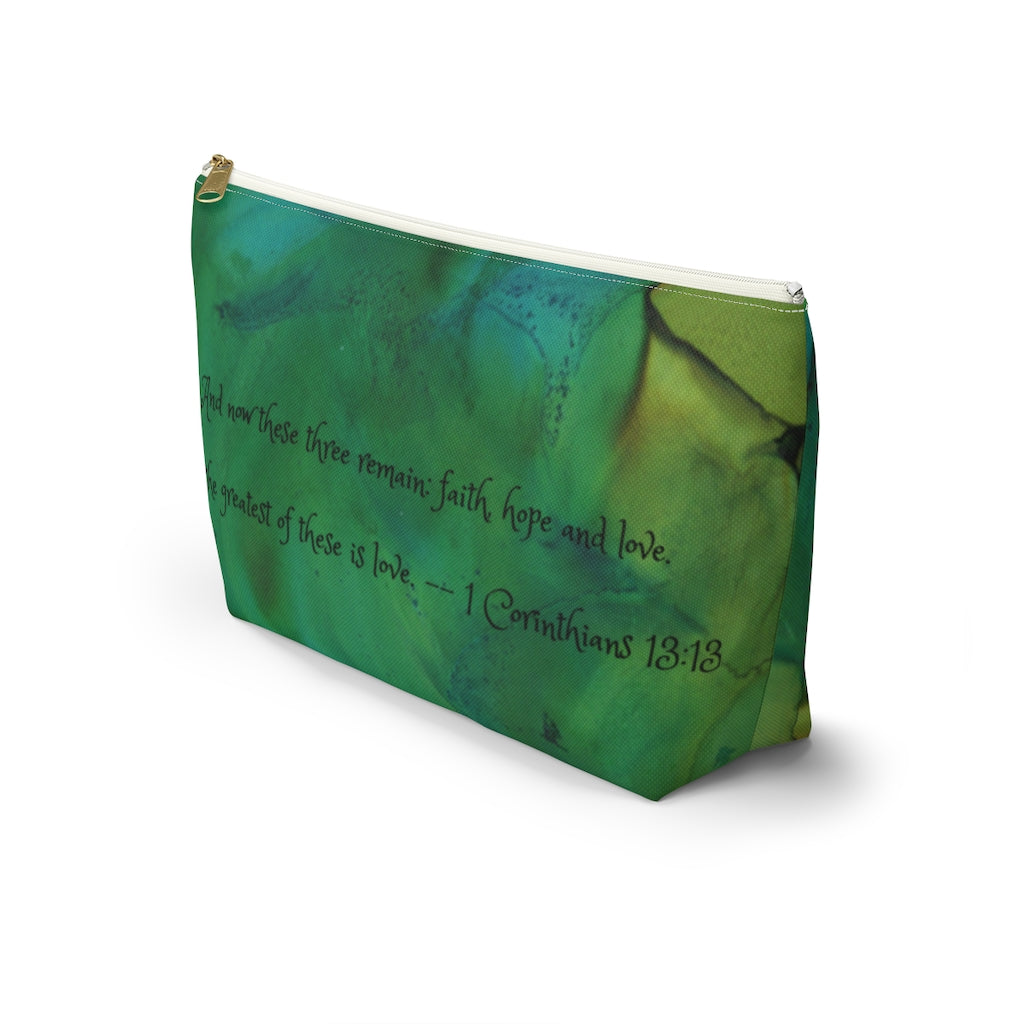 Blue Landscape pouch - verse