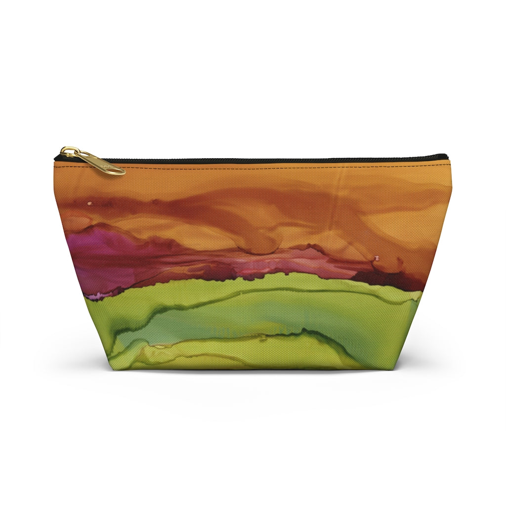Meadow Sunset Accessory Pouch w T-bottom