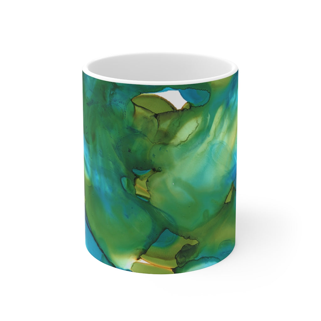 Blue Landscape Ceramic Mug 11oz